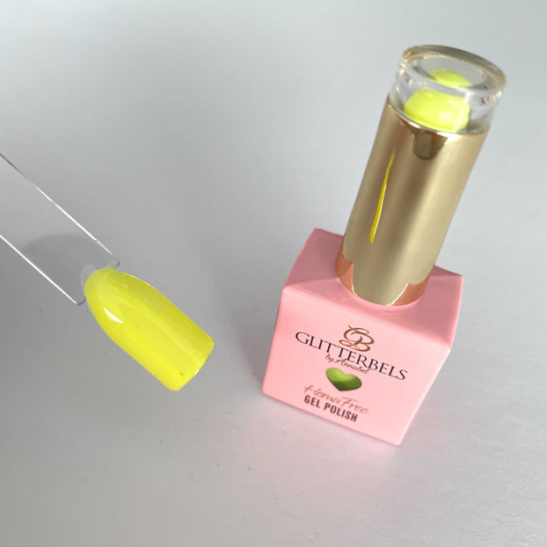 glitterbels hema free gel polish 095 banana smash