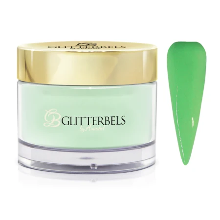 glitterbels acryl poeder pistachio