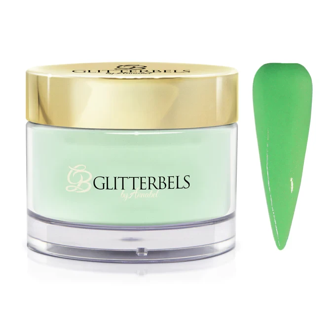 glitterbels acryl poeder pistachio