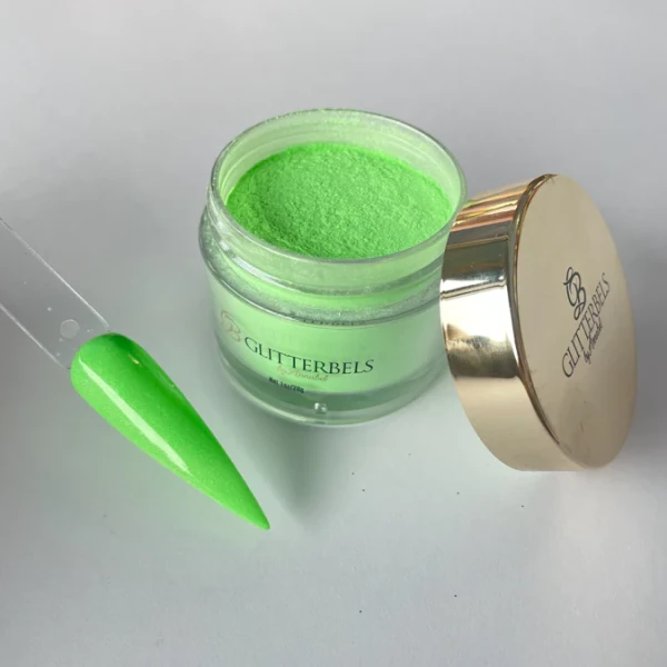 glitterbels acryl poeder pistachio