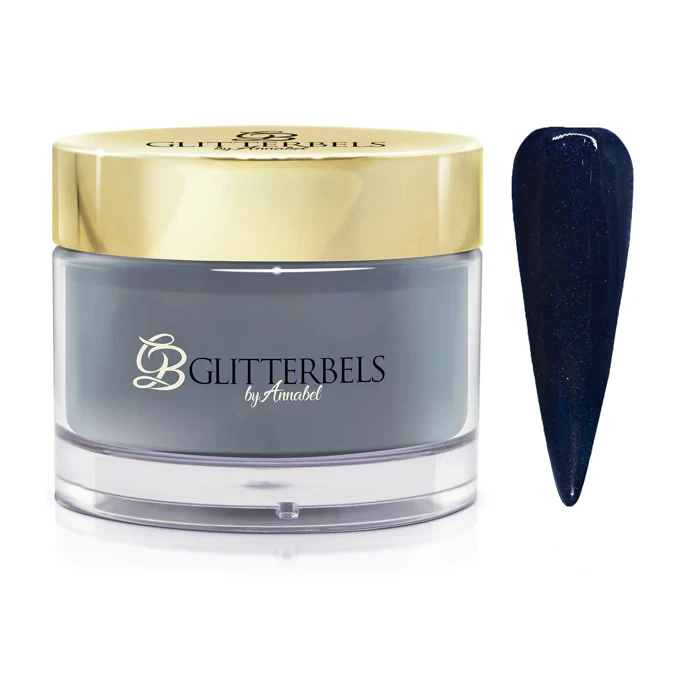 glitterbels acryl blue velvet
