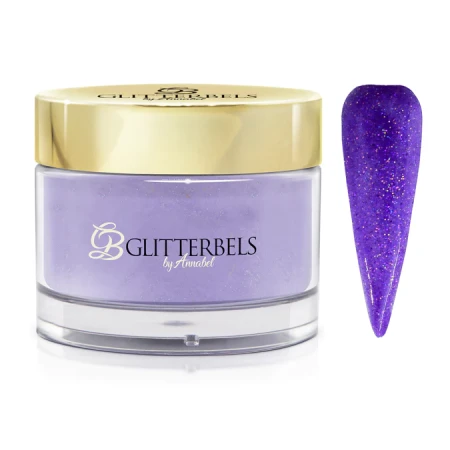 glitterbels acryl poeder midnight martini