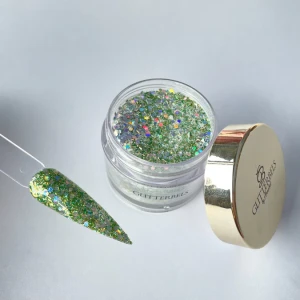 glitterbels acryl poeder christmas tree