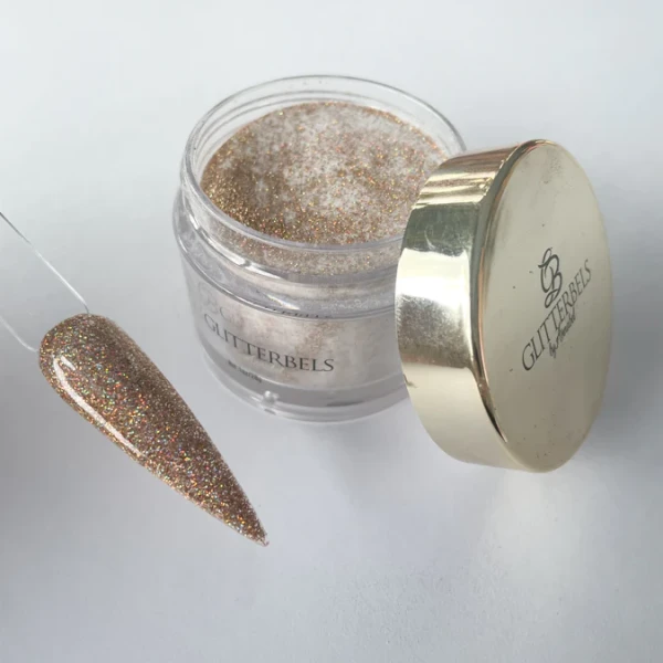 glitterbels acryl poeder copper dazzle