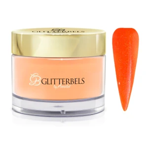 glitterbels acryl poeder dazzling tangerine