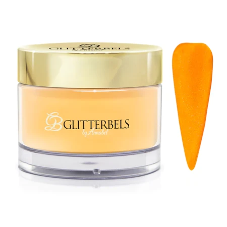 glitterbels acryl dazzling highlighter orange