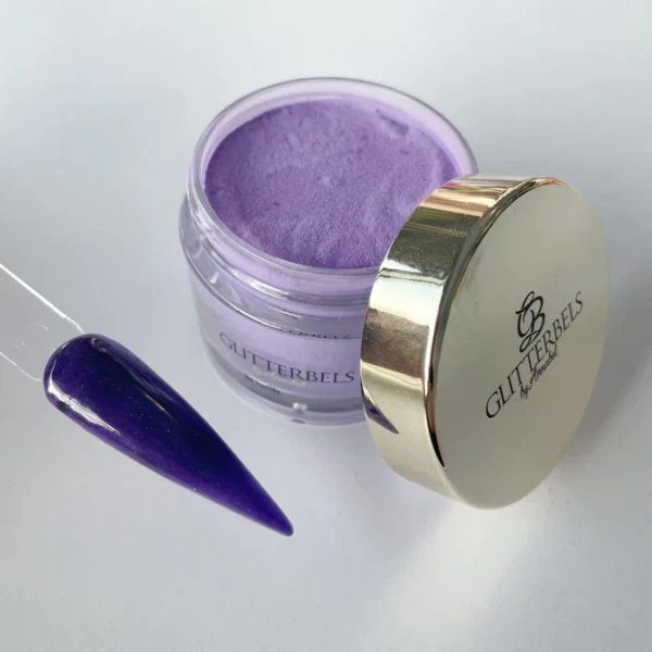glitterbels acryl poeder royal purple