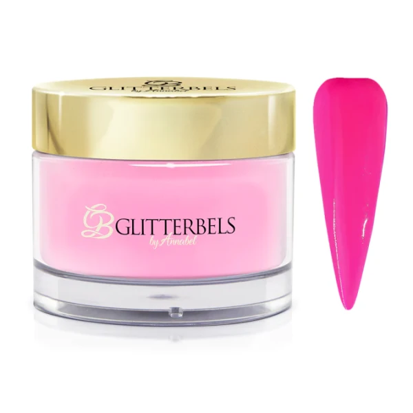 glitterbels acryl poeder flamingo feather