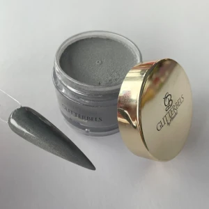 glitterbels acryl gunmetal slate