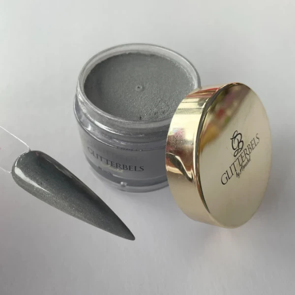 glitterbels acryl gunmetal slate