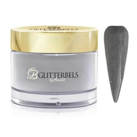 glitterbels acryl gunmetal slate