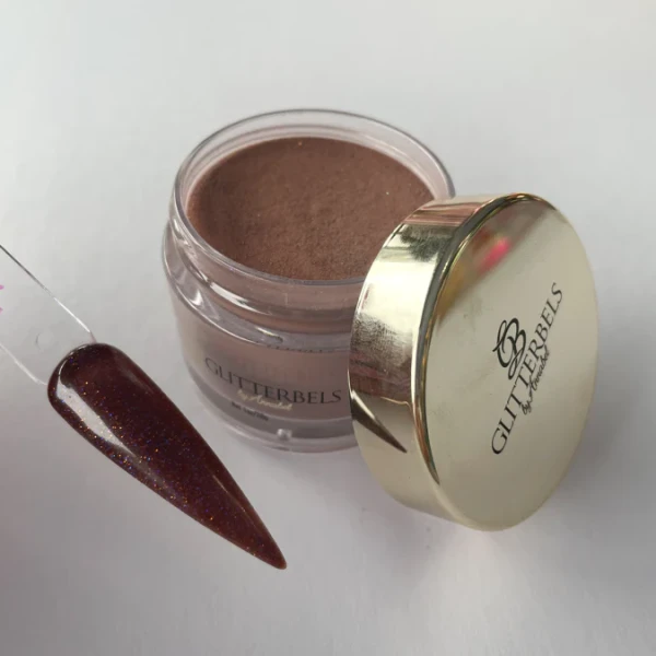 glitterbels acryl poeder dazzling hot chocolate 92
