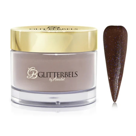 glitterbels acryl poeder dazzling hot chocolate 92