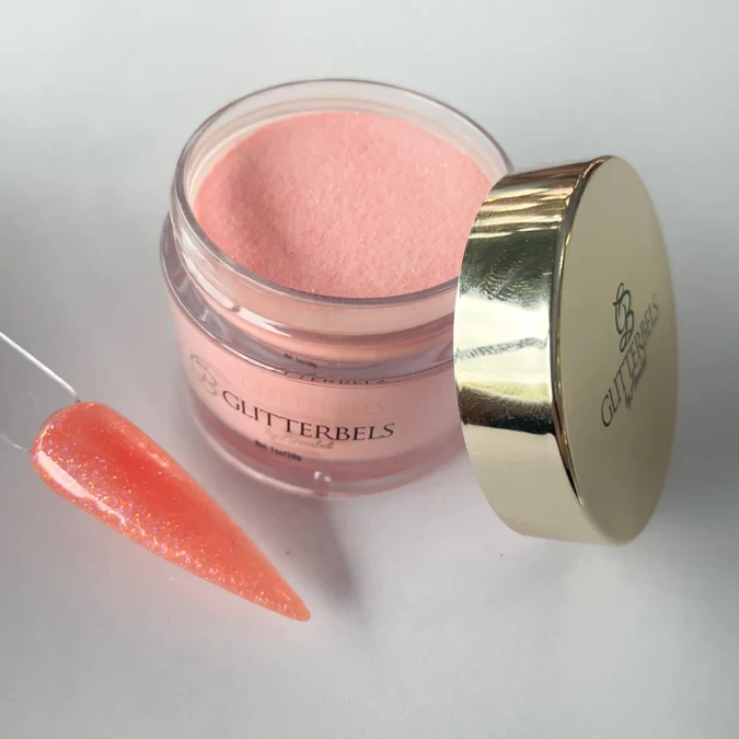 glitterbels acryl poeder 95 juicy peach