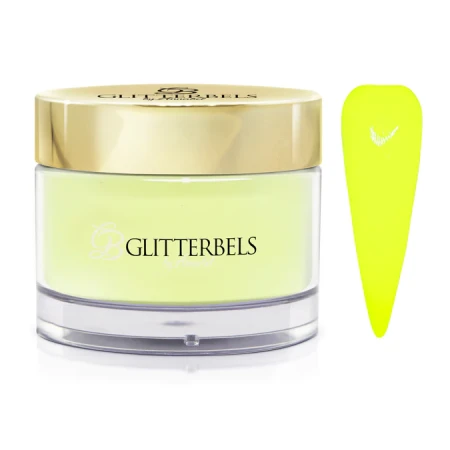 glitterbels acryl poeder 101 highlighter yellow