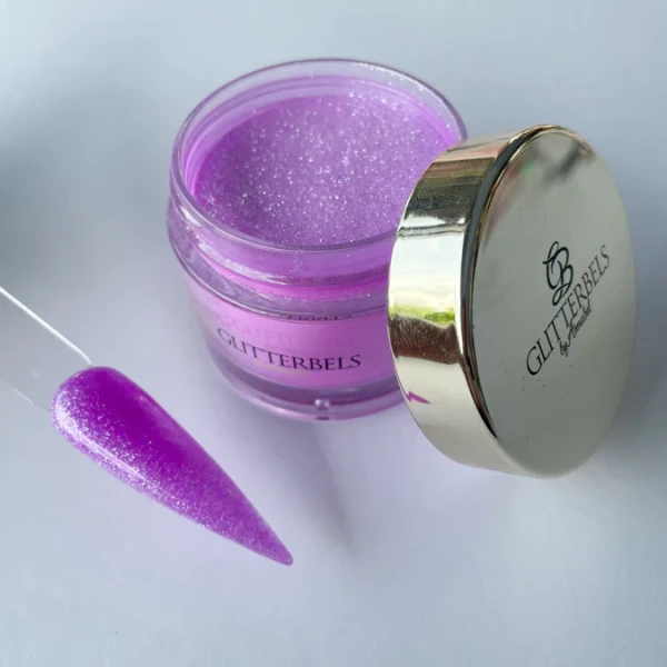 glitterbels acrylpoeder 104 dazzling purple