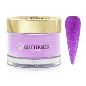 glitterbels acrylpoeder 104 dazzling purple