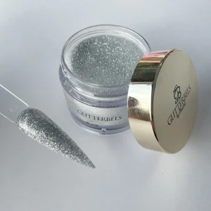 glitterbels acryl poeder silver star 106