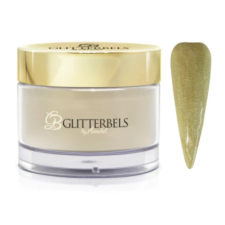 glitterbels acrylpoeder champagne gold 108
