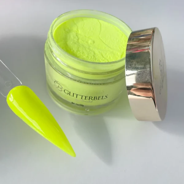 glitterbels acryl poeder 101 highlighter yellow