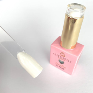 glitterbels hema free gel polish 056 white