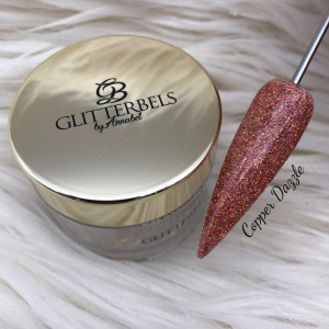 glitterbels acryl poeder copper dazzle