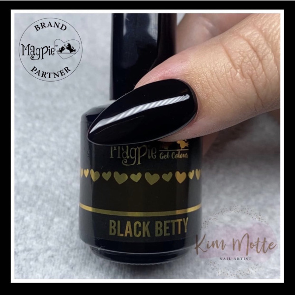 magpie gel colour black betty