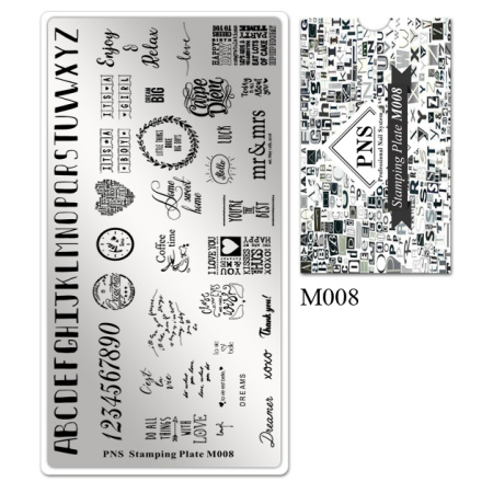 Stamping Plate M008