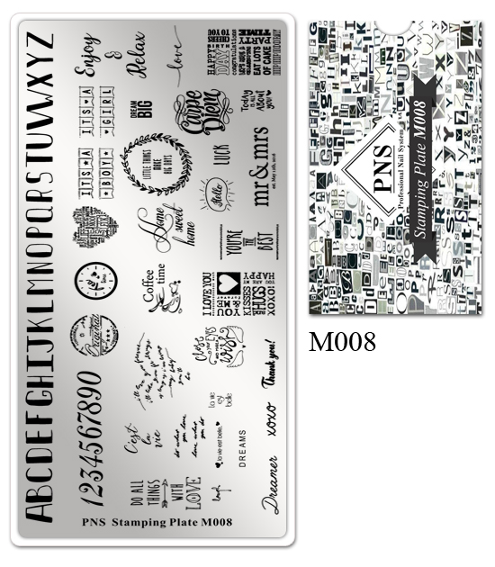Stamping Plate M008