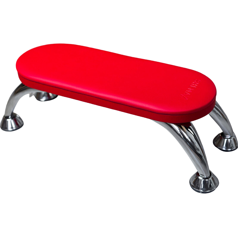shemax arm rest red silver