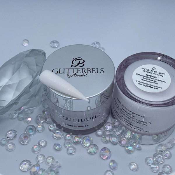 glitterbels snowdrops white