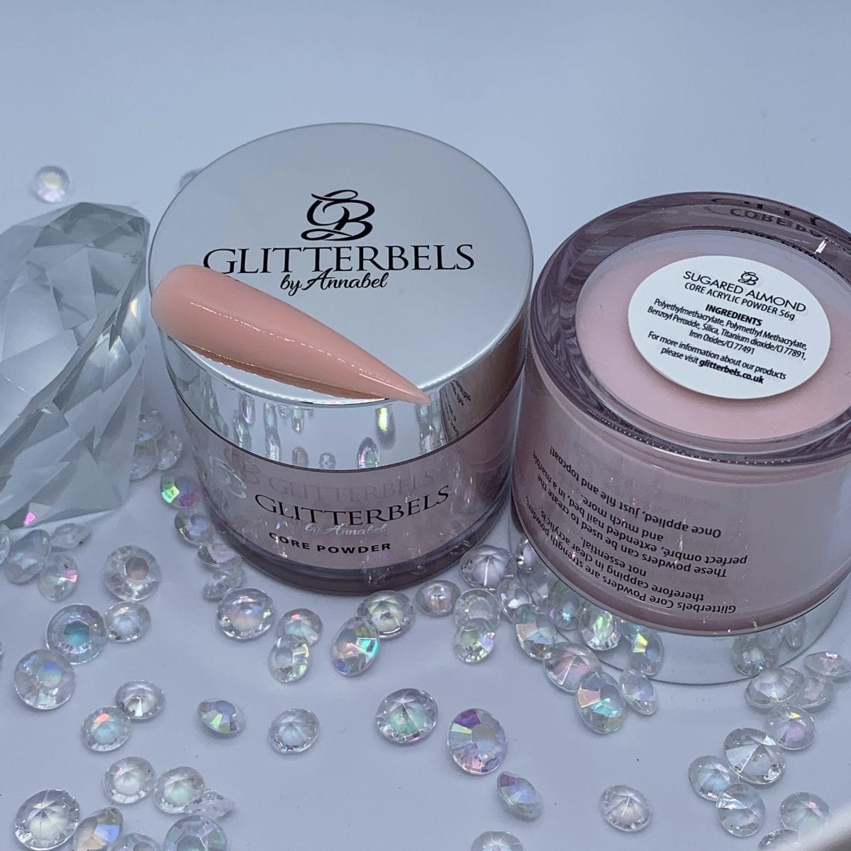 glitterbels sugared almond