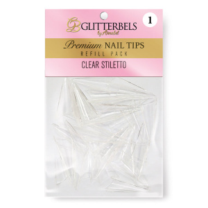 glittebels stiletto refill tips