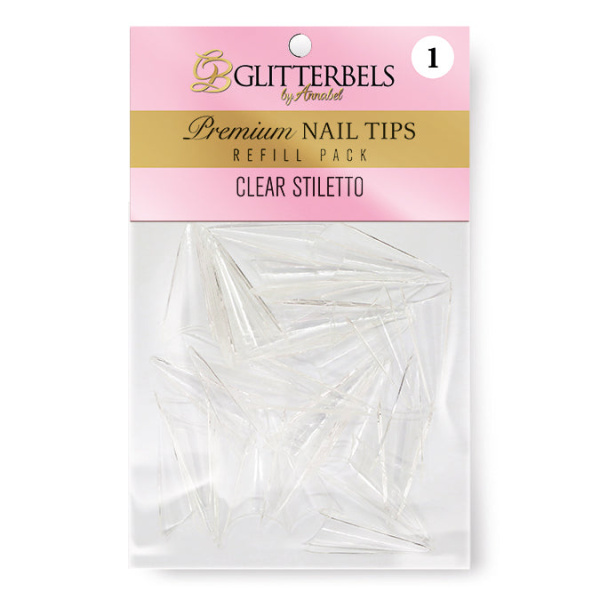 glittebels stiletto refill tips