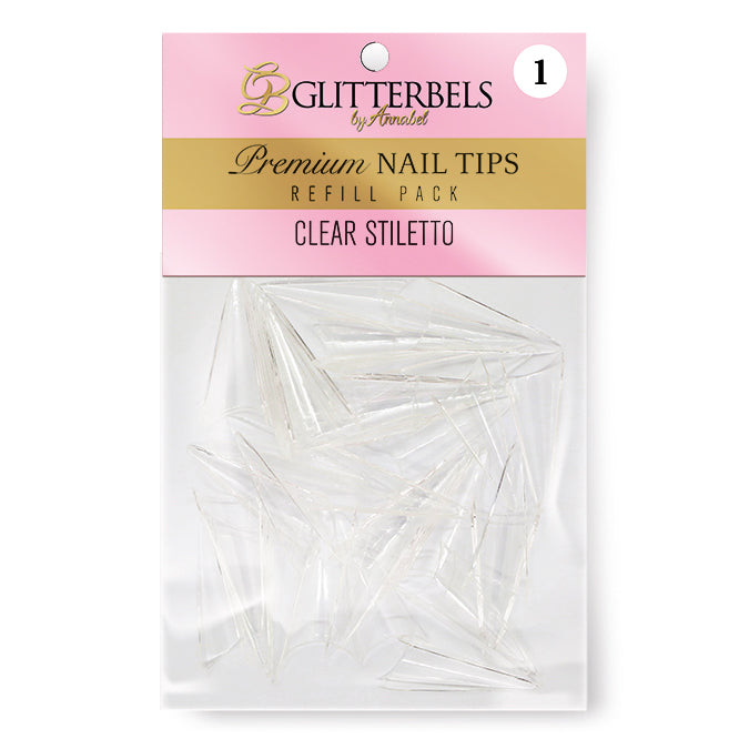 glittebels stiletto refill tips