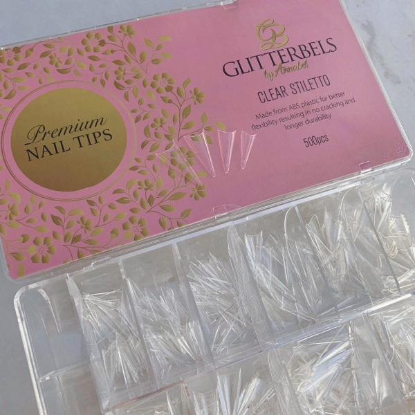 glitterbels stiletto tips