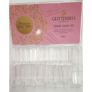 glitterbels extreme square tips