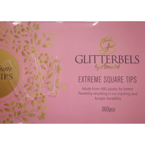 glitterbels extreme square tips