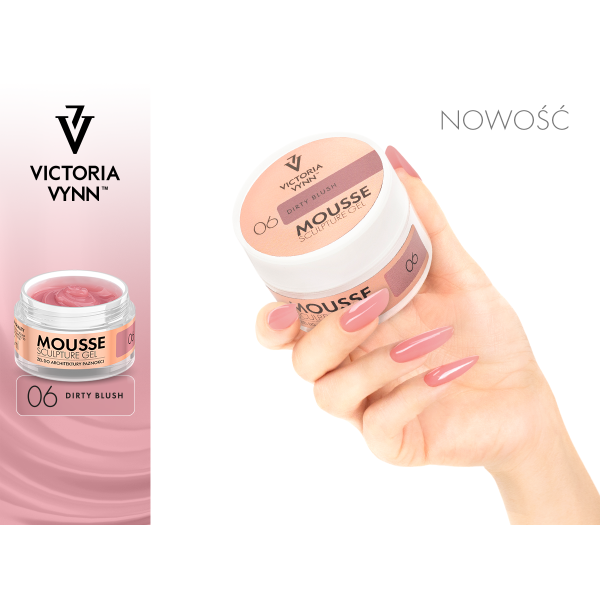 vv mousse gel dirty blush