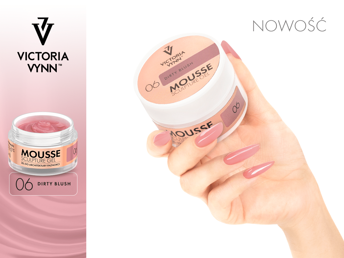 vv mousse gel dirty blush