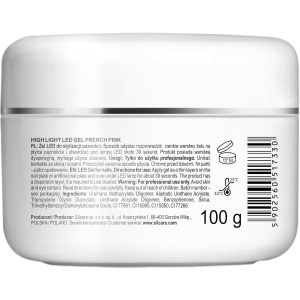 silcare high ligth led gel french pink