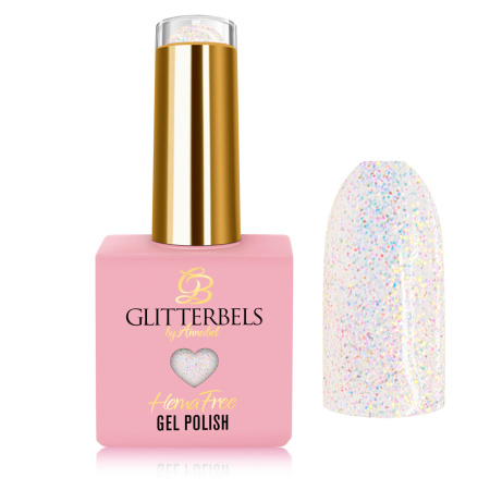glitterbels hema free gel polish 453 champagne bubbles