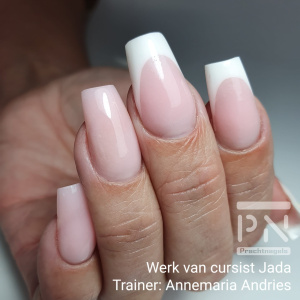 master gel light roze poly training