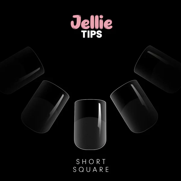 halo jellie tips short square