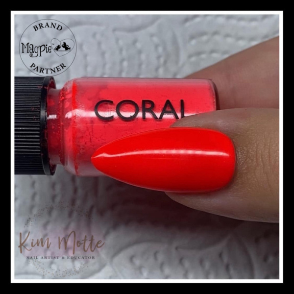 magpie pigment coral