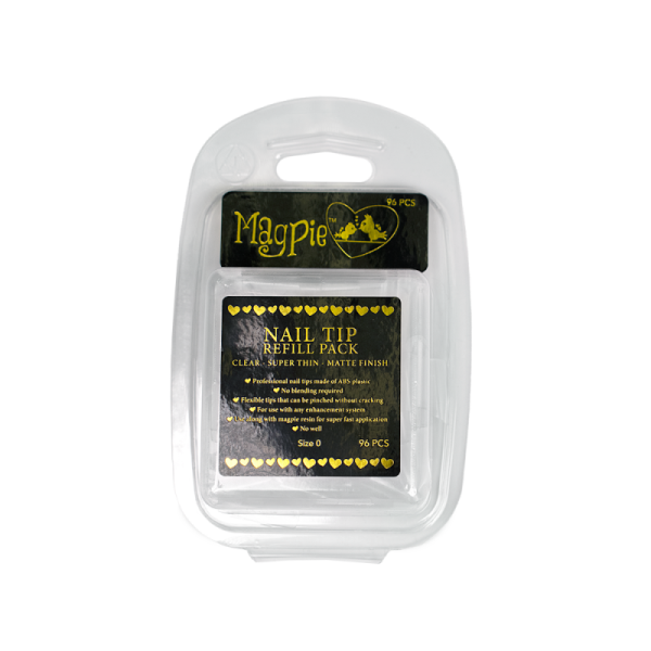 magpie refill tips matt square clear