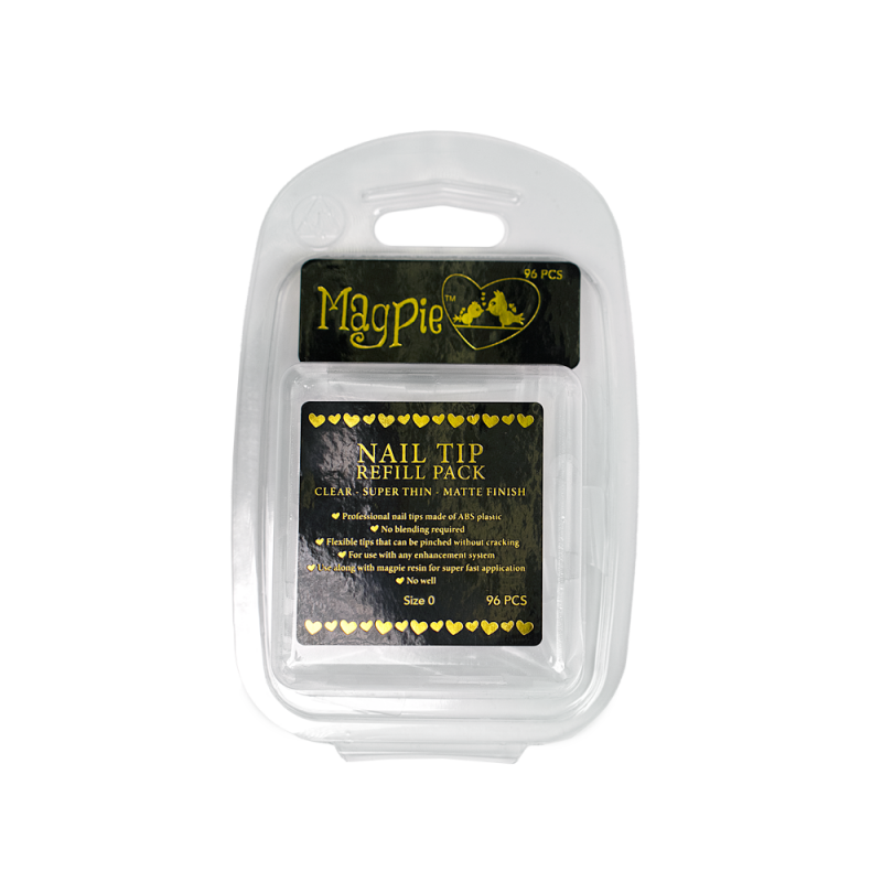 magpie refill tips matt square clear