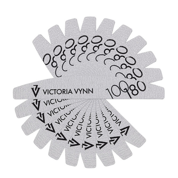 victoria vynn vijl pak 10 100/180 half moon prachtnagels