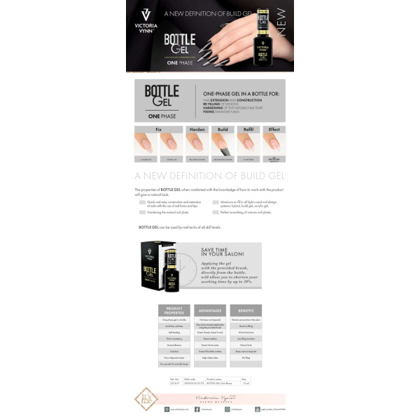 VV bottle gel clear