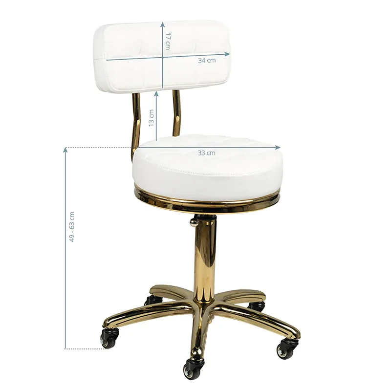 Tabouret AM-961 Goud wit